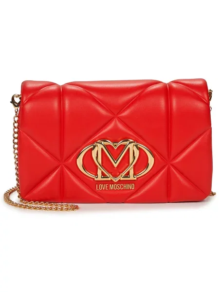 Crossbody torbica Love Moschino rdeča