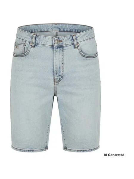 Bermude Armani Exchange cu 5 buzunare albastru