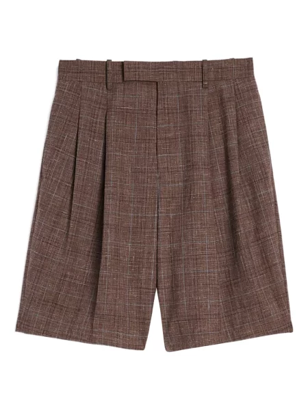 Pantaloni scurți Jil Sander maro