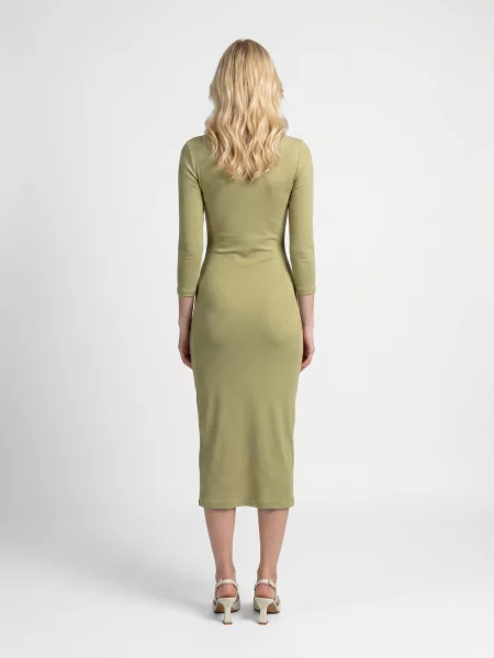 Lung rochie Lauren Ralph Lauren cu mâneci lungi