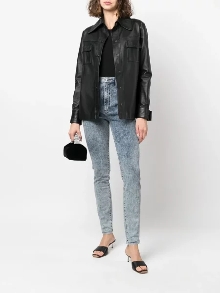 Skinny talia jeansy skinny Philipp Plein