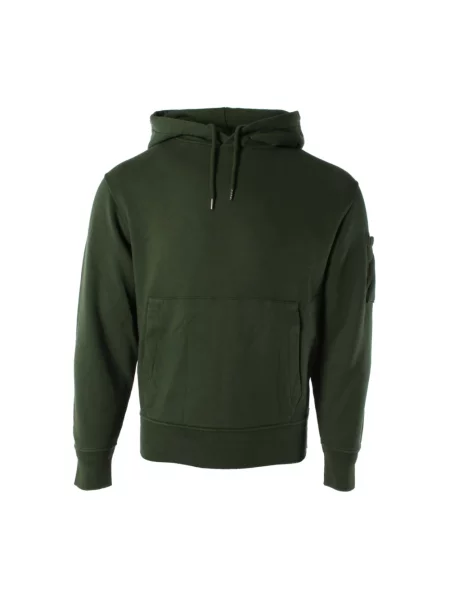 Lniany sweter C.p. Company zielony