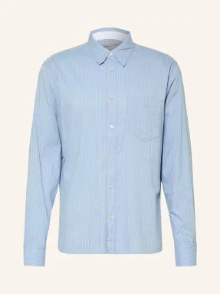 Allsaints Koszula Judd O Kroju Regular Fit blau biała