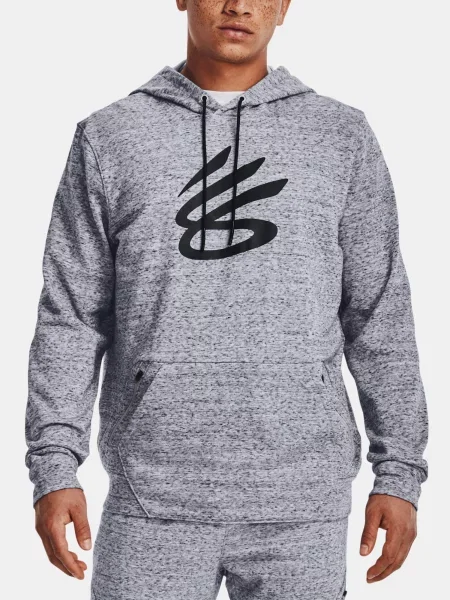 Pulover Under Armour cu glugă gri