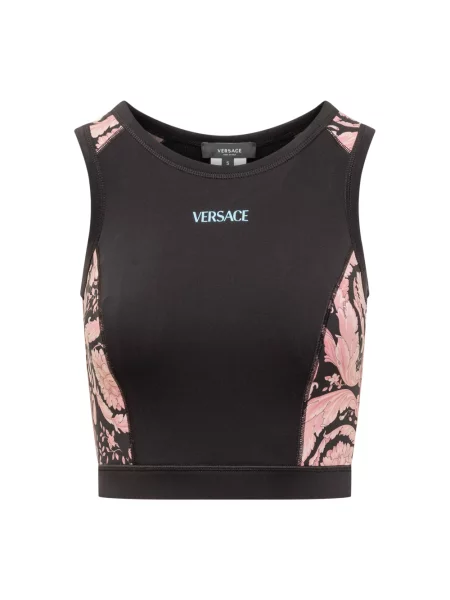 Top sportowy Versace czarny
