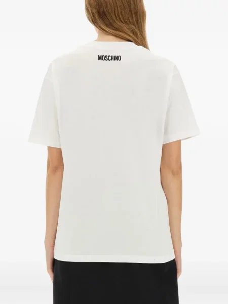 Tricou Moschino cu imagine alb