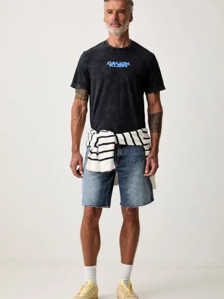 Calvin Klein Jeans tričko pánske čierna