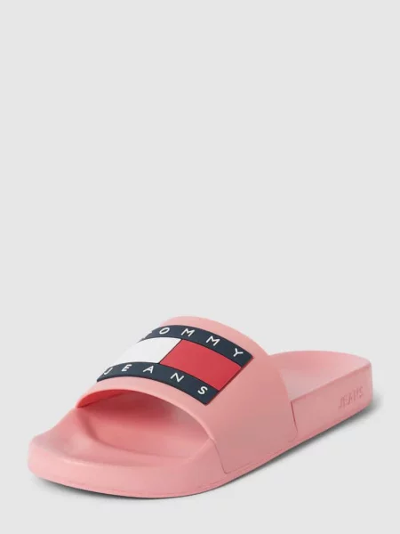 Japonki Tommy Hilfiger różowe