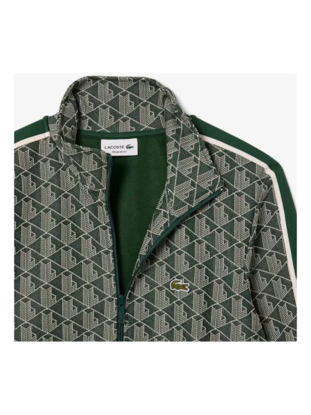 Bluza rozpinana Lacoste zielona