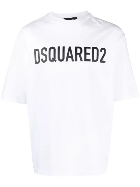 Tricou Dsquared2 cu imagine alb
