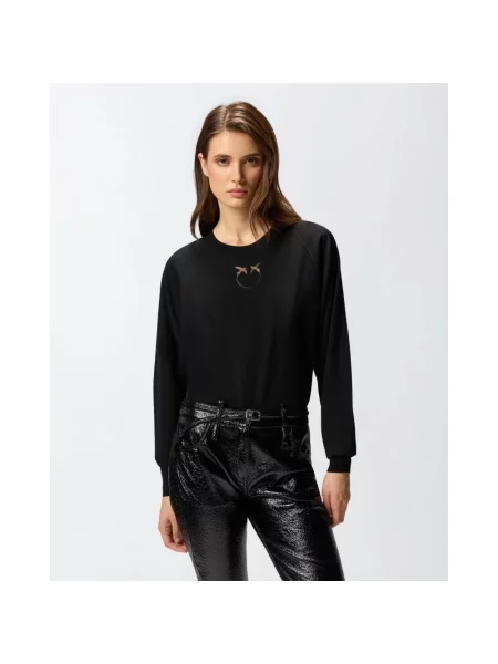 Sweter Pinko wełniany czarny