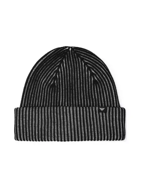 Emporio Armani De lână căciulă negru