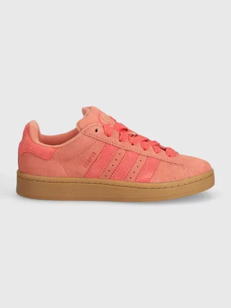 Замшевые кроссовки Adidas Originals оранжевые
