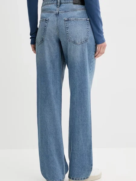 Džíny Dkny medium waist modré