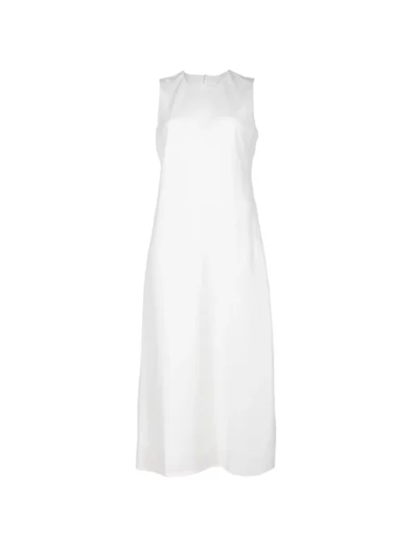 Rochie midi Vince fără mâneci alb