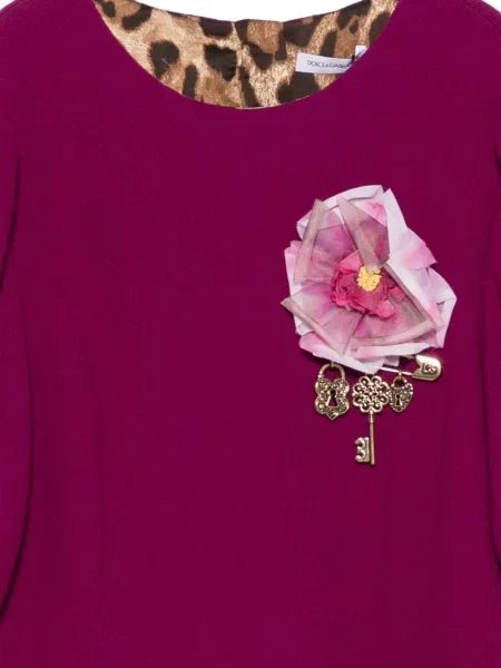 Sukienka dziecięca Dolce And Gabbana fioletowa