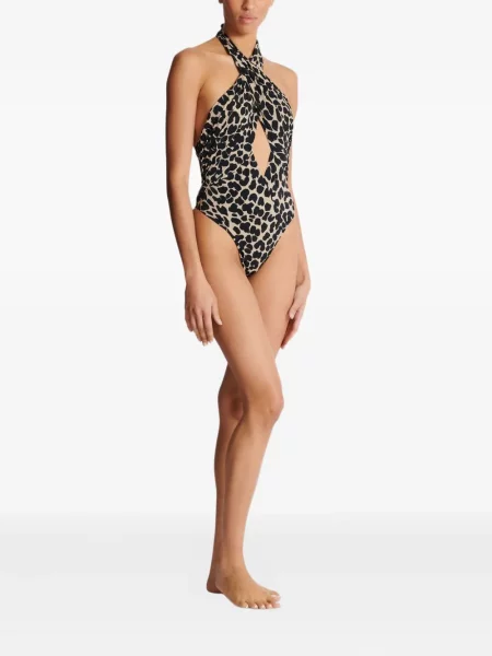 Costum de baie Balmain cu imagine cu model leopard
