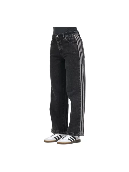 Spodnie adidas Adicolor Denim Track Pants Black czarne