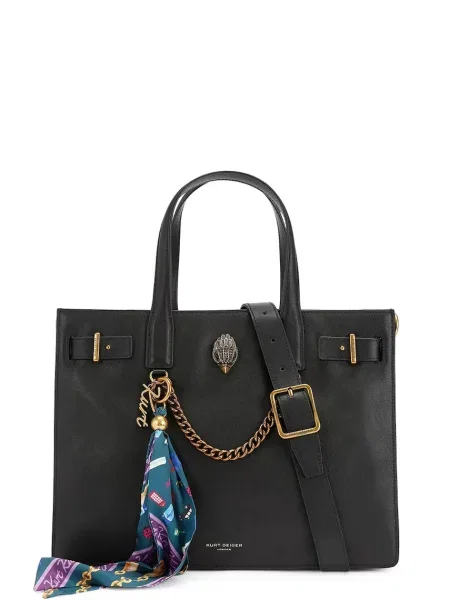 Kurt Geiger London geantă shopper pentru femei din piele SLOANE negru