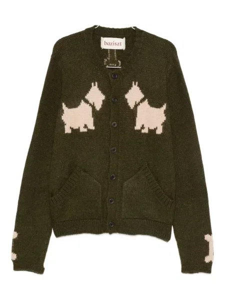 Cardigan Baziszt verde