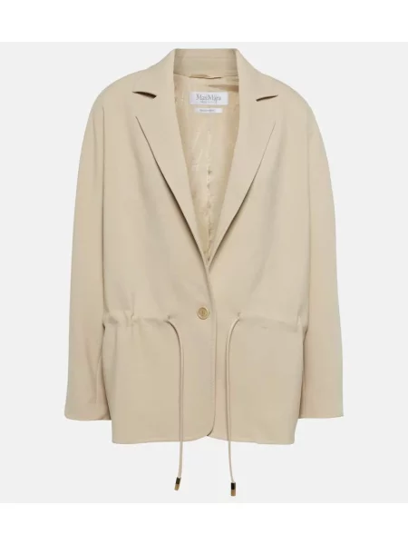 Geacă Max Mara de lână bej