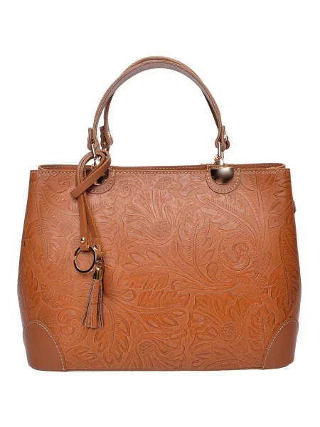 Geantă shopper Anna Luchini maro