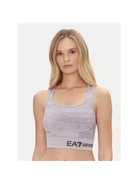 Emporio Armani Sportinė liemenėlė violetinė