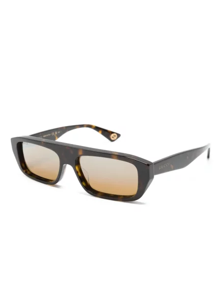 Sluneční brýle Gucci Eyewear hnědé