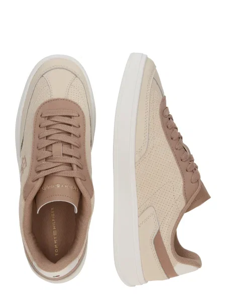 Sneakerși Tommy Hilfiger bej