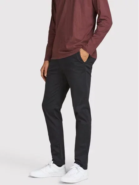 Jack & Jones Чино панталони Marco черен
