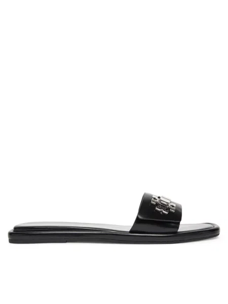Šlepetės Tory Burch T Lock Slide juoda