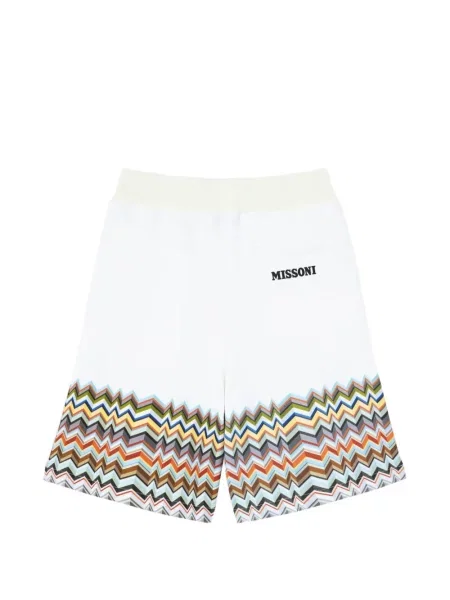 Szorty dziecięce Missoni białe