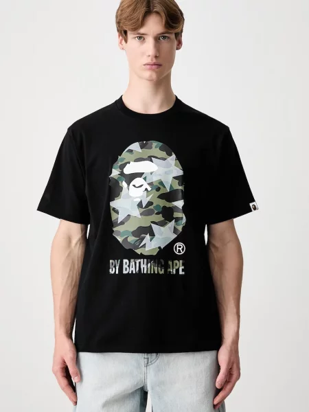 A Bathing Ape STA Over Print Camo tricou cu pentru bărbați