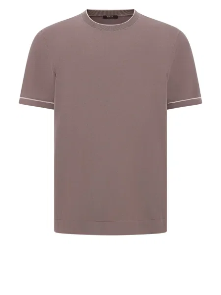 Boggi Milano Tricou taupe gri