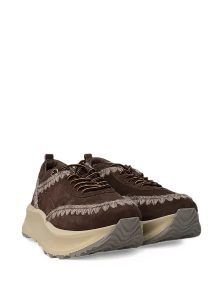 Sneakersy Mou brązowe