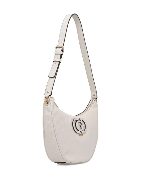 Crossbody táska Guess autogrammal fehér