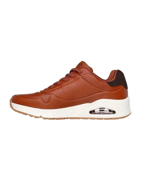 Buty sportowe Sneakersy męskie Uno Tailored Air brązowe