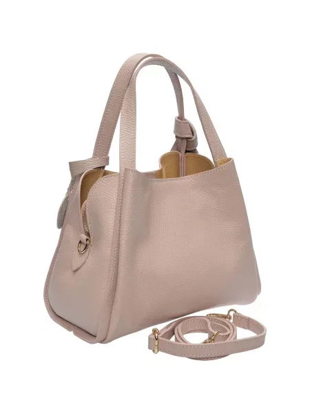 Geantă shopper Anna Luchini roz
