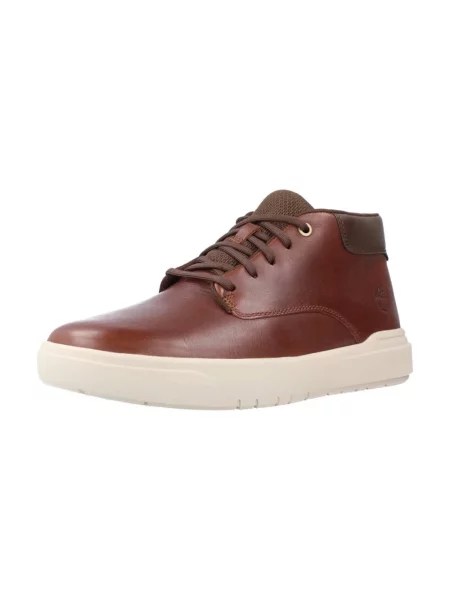Botki Timberland skórzane brązowe