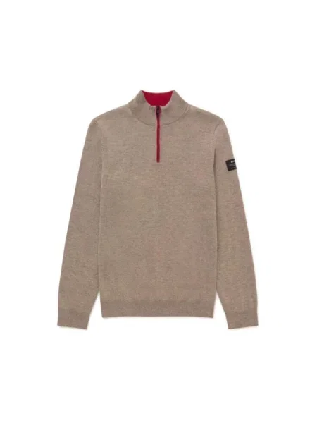 Sweter Ecoalf wełniany beżowy