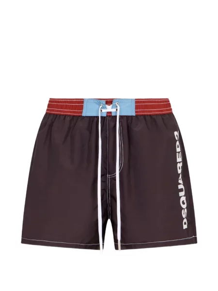 Slip de baie Dsquared2 maro