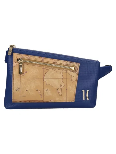 Torebka Alviero Martini 1a Classe skórzana niebieska