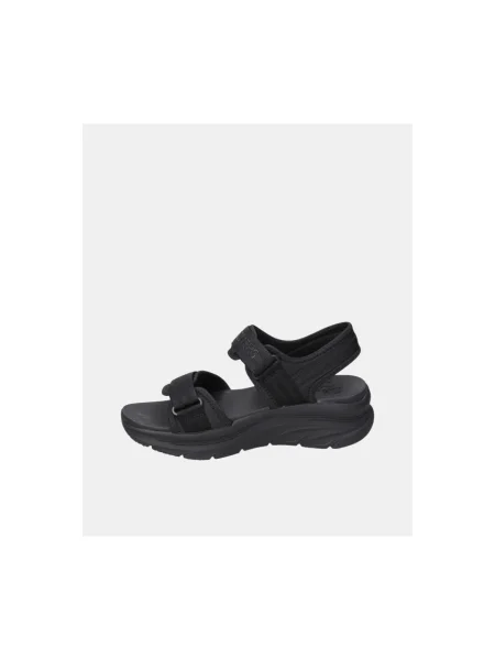 Dámske sandále SKECHERS D'Lux Walker Adored Days black čierna