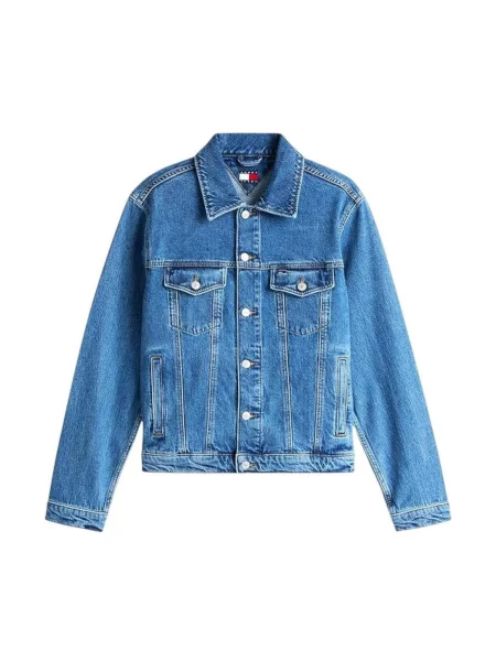 Tommy Jeans Geacă de blugi albastru