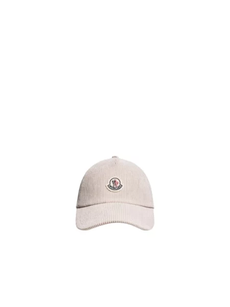 Czapka z daszkiem Moncler beżowa