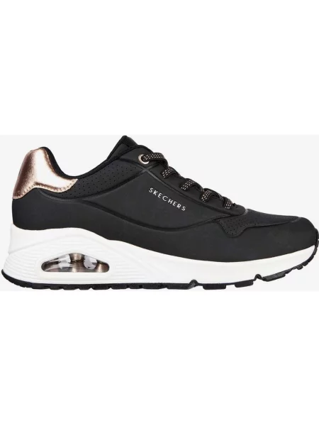 Tenisówki Skechers Uno Shimmer Away w kolorze czarno-złotym czarne