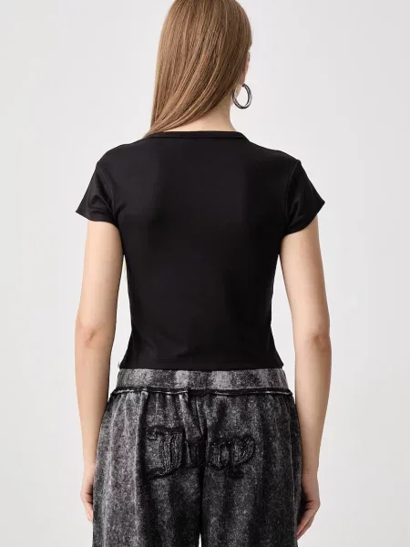 Juicy Couture футболка жіноча з віскозою OLD GOTHIC JUICY BABY