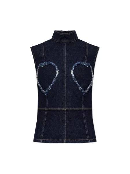 Top Moschino niebieski