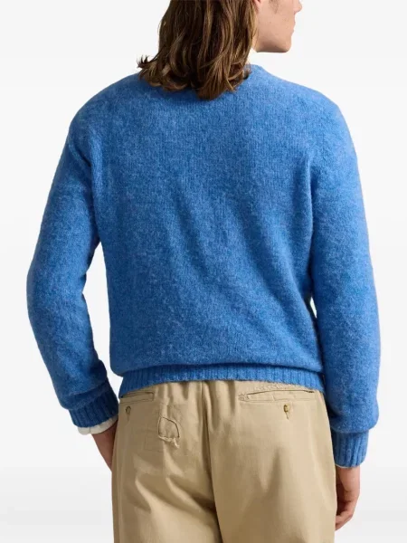 Ριγέ polo Polo Ralph Lauren με κουκούλα με αυτόγραφο λευκό