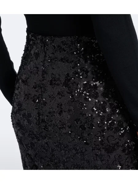Fustă tip creion Max Mara negru